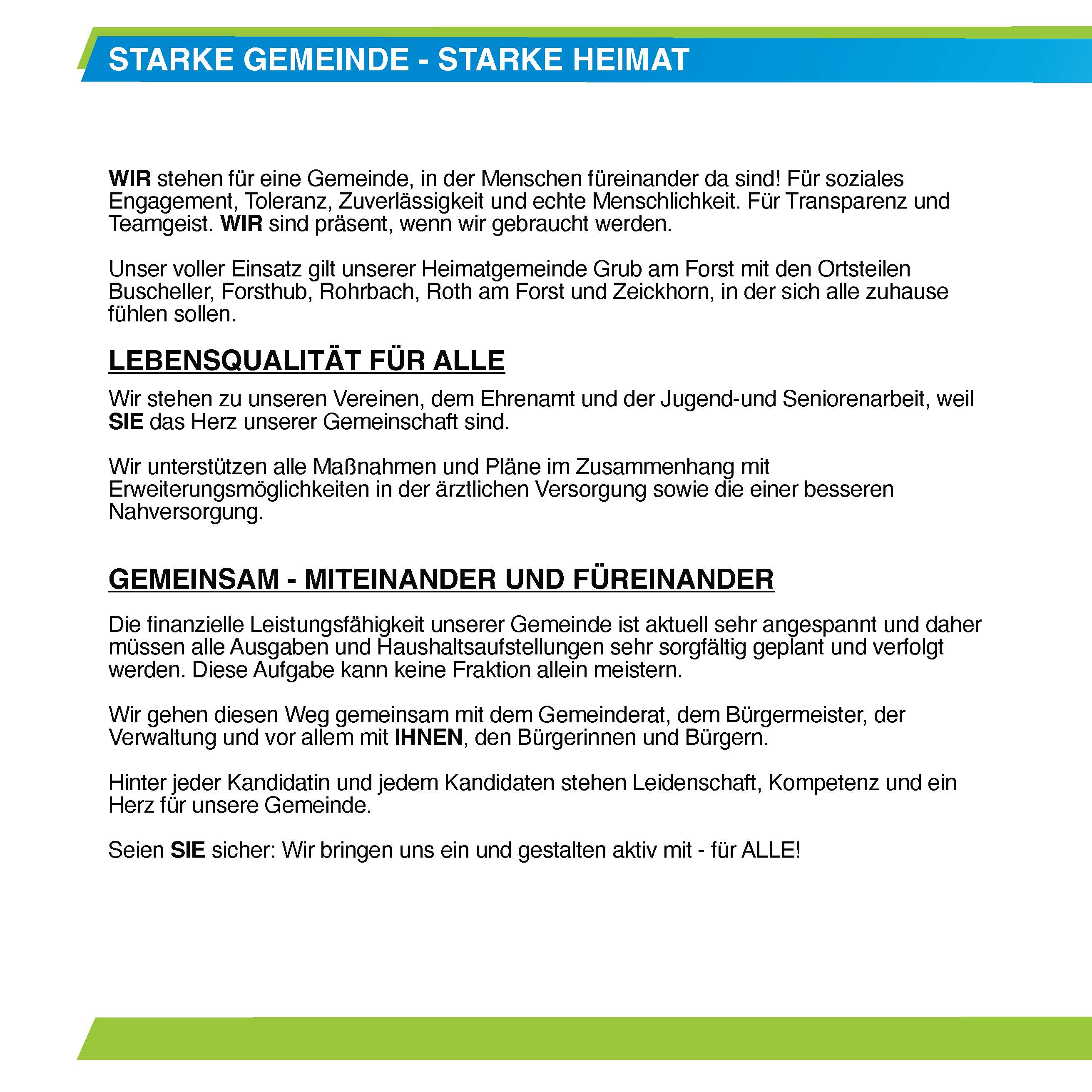 Wahlprogramm CSU 2026